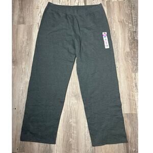 Fruit Of The Loom NWT Gray Eversoft Fleece Pull On Sweatpants Womens Size 2XL